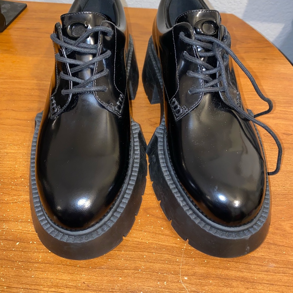 COACH Lyla Platform Derby shoes 9.5 - Picture 3 of 9